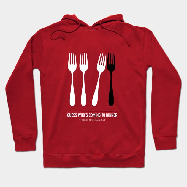 Guess Who's Coming To Dinner - Alternative Movie Poster Hoodie by MoviePosterBoy